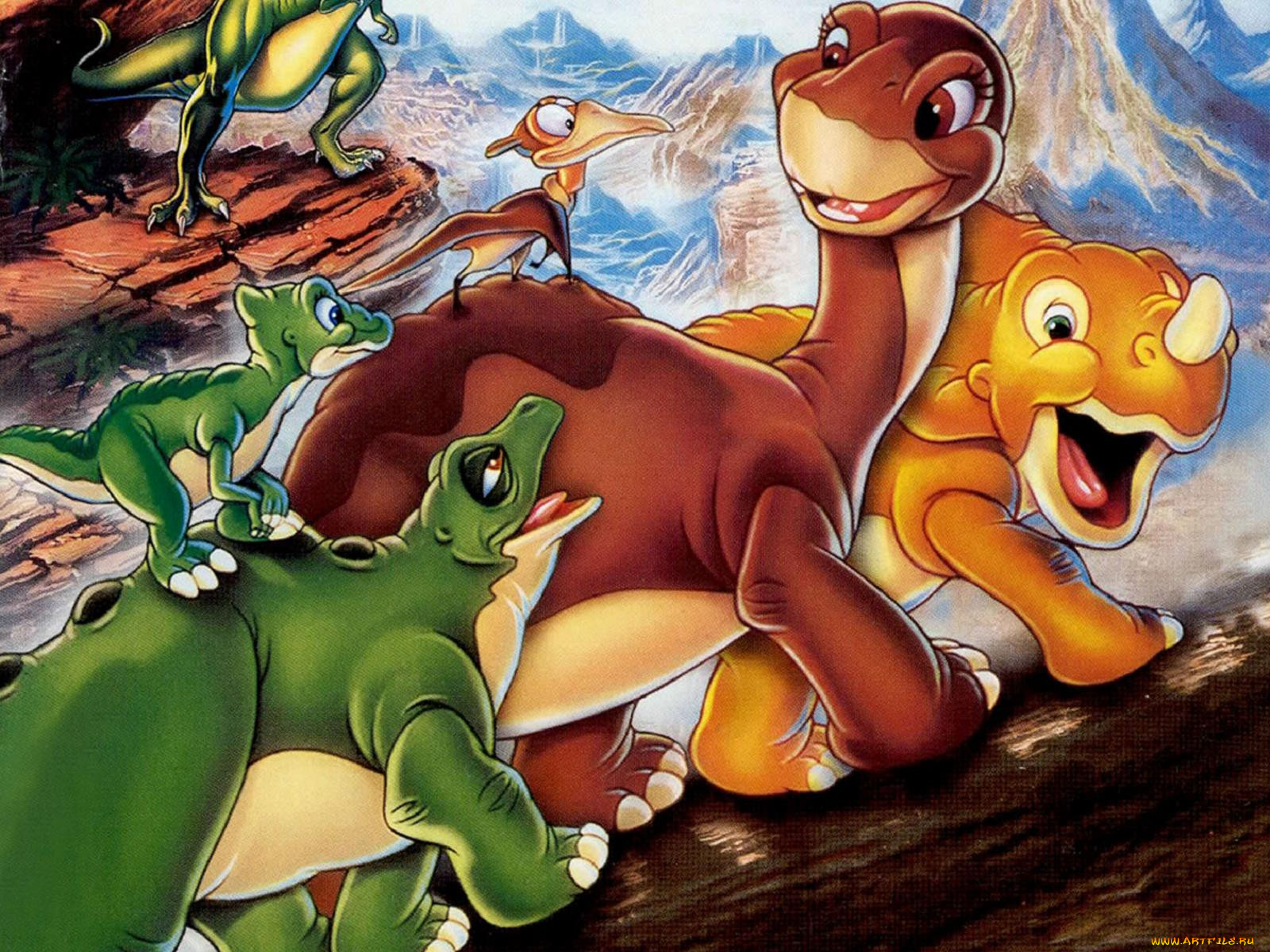 Обои Земля До Начала Времен Мультфильмы The Land Before Time, Обои.